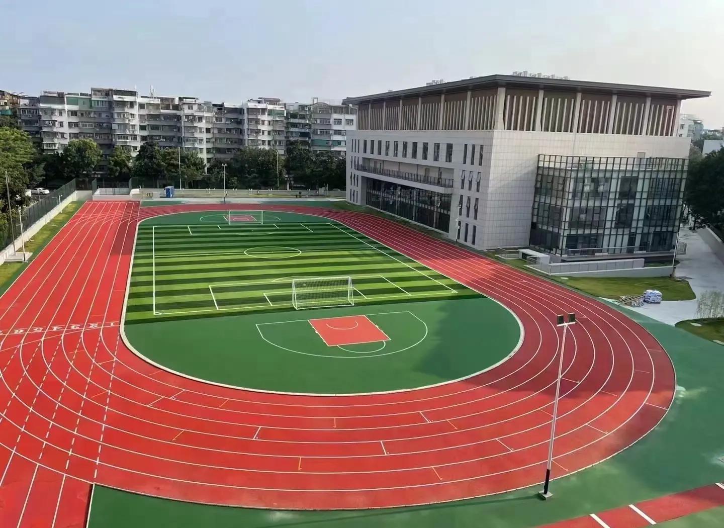 自贡市学校塑胶跑道塑胶篮球场 - 方案